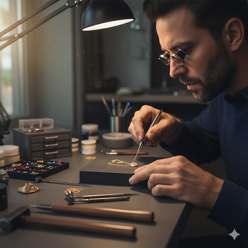 Réparations de bijoux cassés ayant une valeur sentimentale